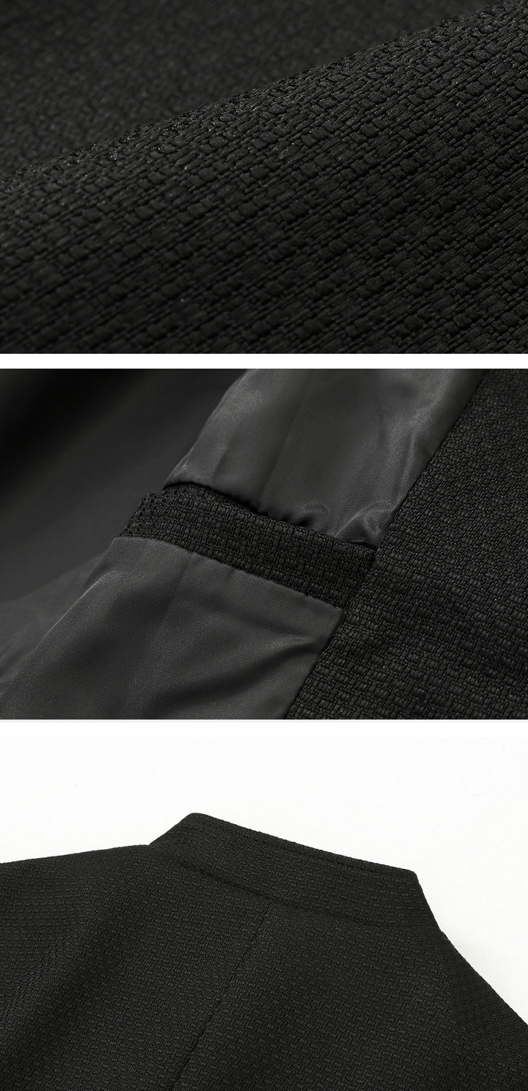 Giacca da uomo con colletto alla coreana corto MRCYC