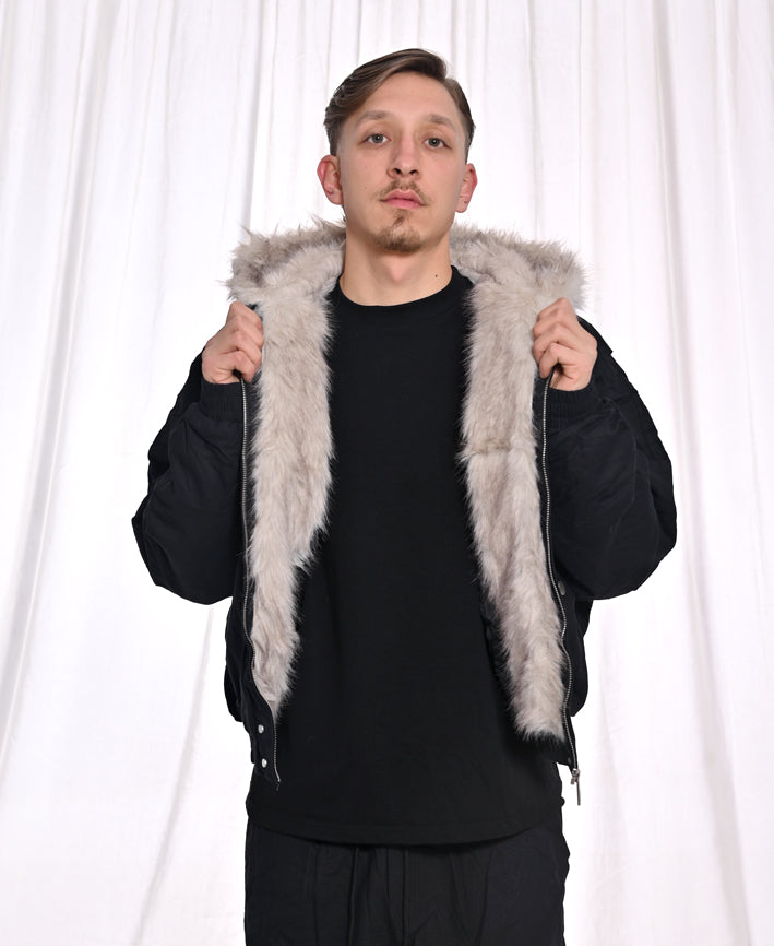 COORDINATO PELUCHE NERO