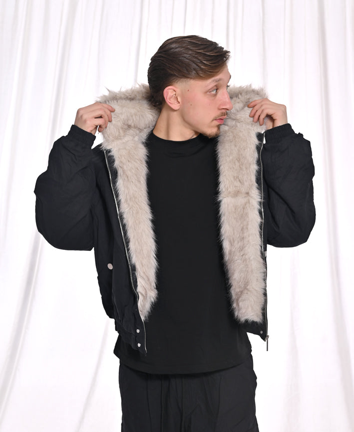 COORDINATO PELUCHE NERO