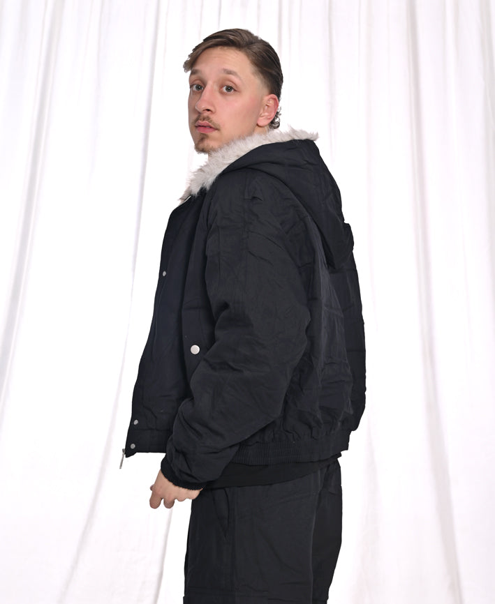 COORDINATO PELUCHE NERO