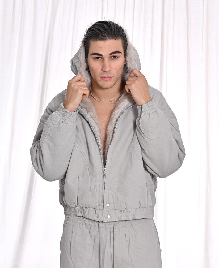 COORDINATO PELUCHE GREY