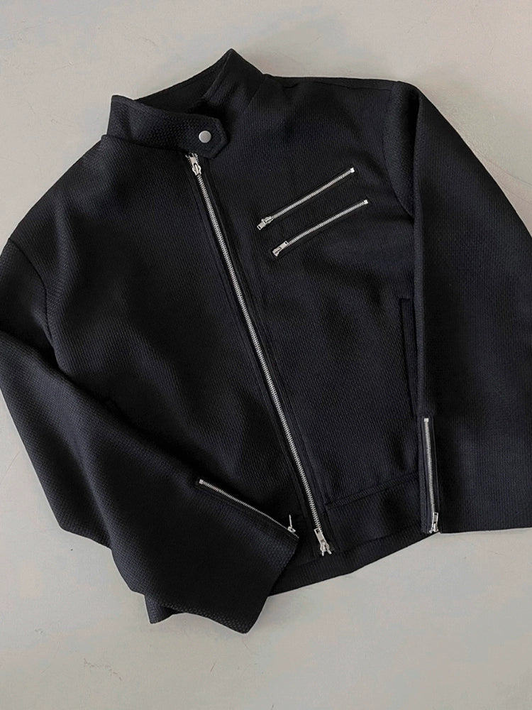 Giacca da uomo con colletto alla coreana corto MRCYC