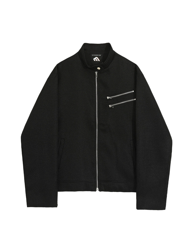 Giacca da uomo con colletto alla coreana corto MRCYC